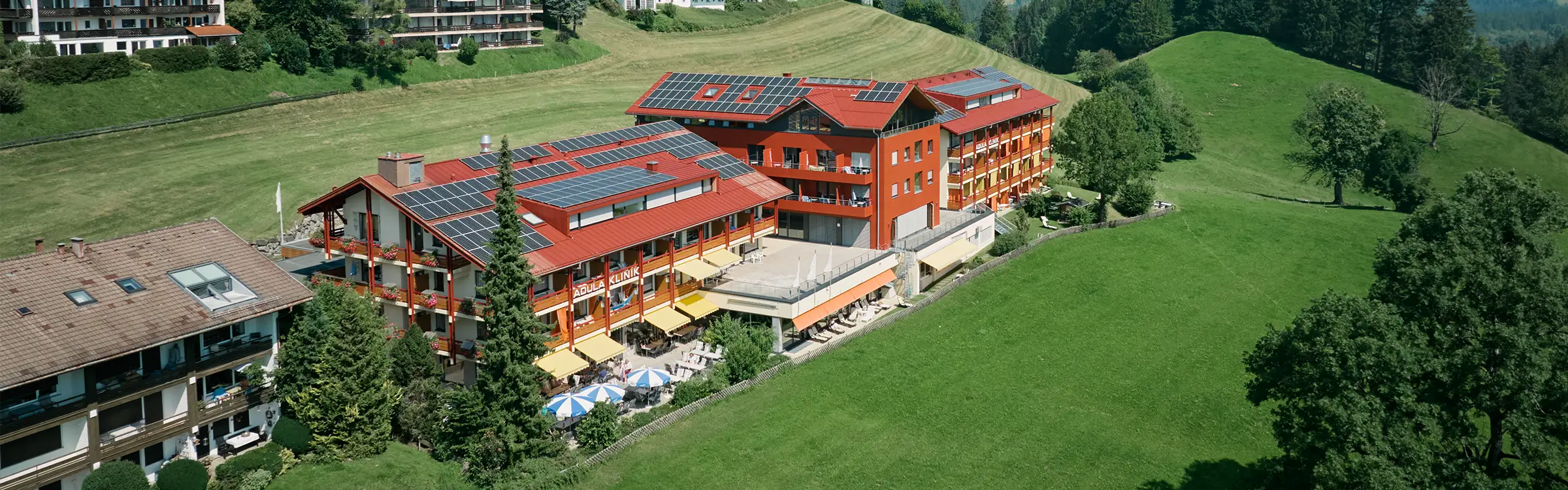 Südansicht Adula Klinik
