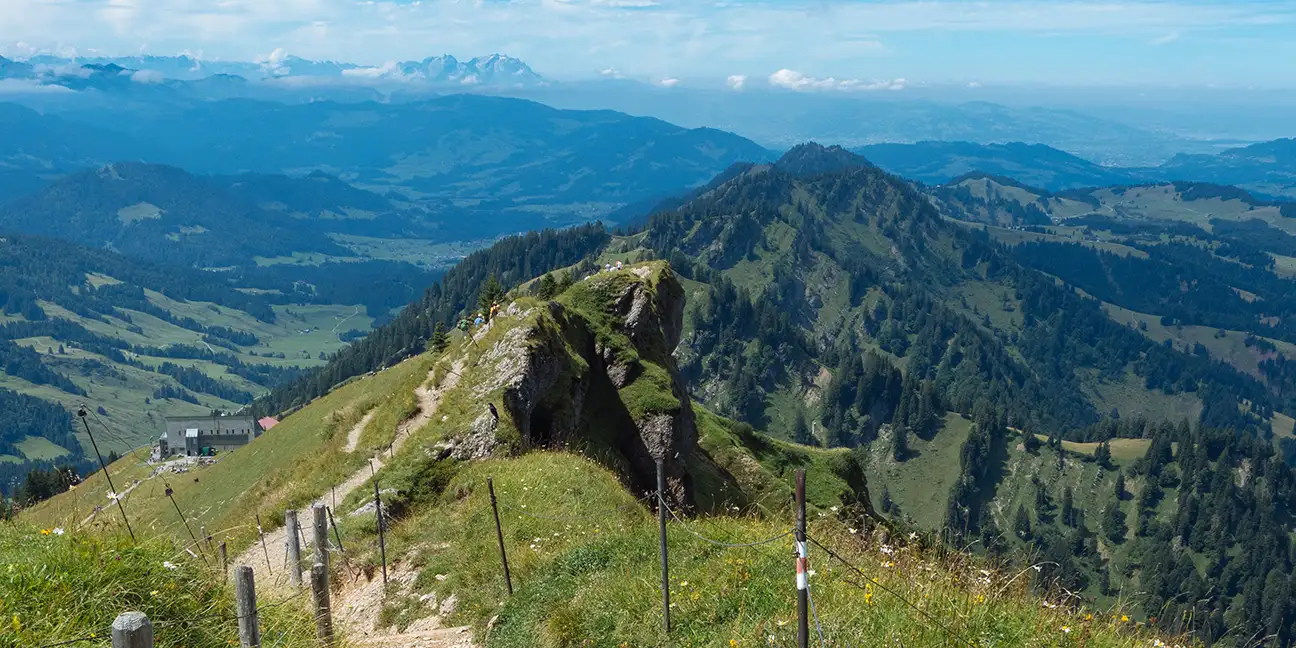 Foto der Nagelfluh Bergkette